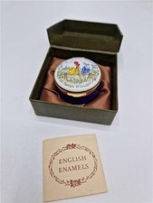 Crummles Enamel Trinket Box  Comes w/Box & Leaflet