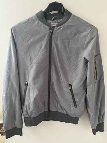 Child m grey bomber - &,