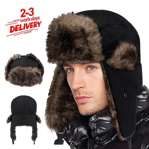 Warm bomber hat - warm,