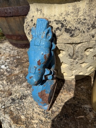 Vintage wooden indian - vintage, painted