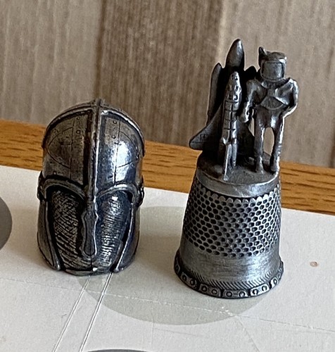 Pewter thimbles fort - pewter,