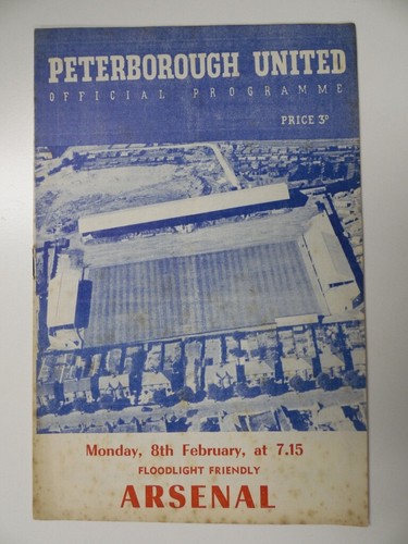 Peterborough united arsenal - united,