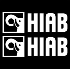 Hiab hydraulic crane sticker - hiab,