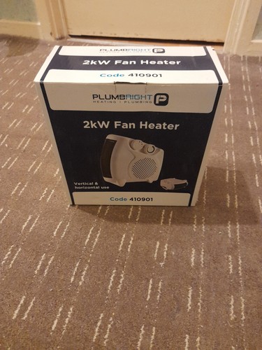 Plumbright 2kw fan - 2kw, heater