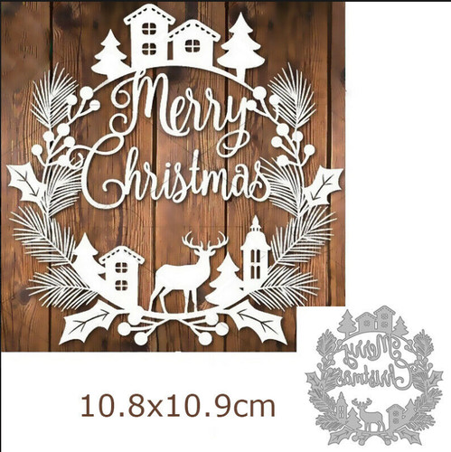 Christmas leaf ring metal - christmas,