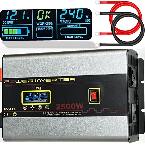 Power inverter 12v - yq, 240v