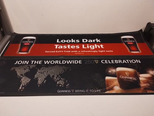 Guinness bar runners rubber