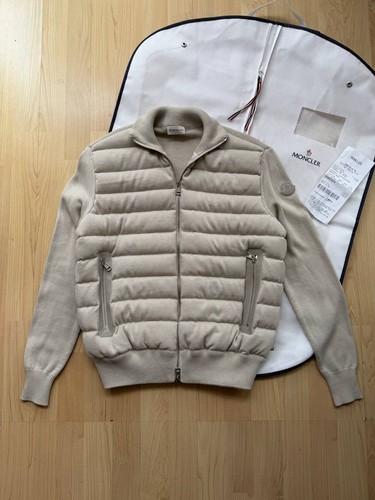 Moncler padded zip cardigan - moncler, zip-up