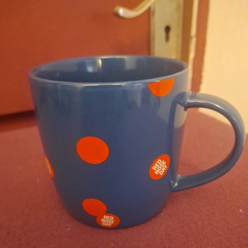 Red nose day mug blue - day,
