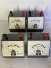 Laboratory desk top electric meters set of 4