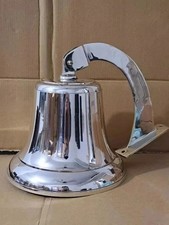 Large Brass Bell with Rope