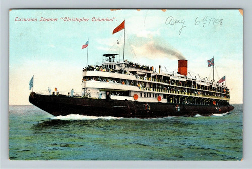 Excursion steamer christopher - excursion,