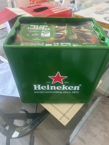 Heineken beer crate and ice - beer,
