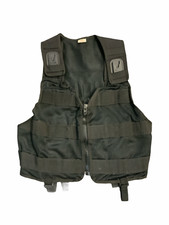 Protec Black Molle Tactical Vest Airsoft Combat Security 3SA