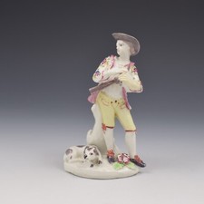 Bow Porcelain Figure Boy