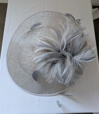Jasper Conran Silver Grey Fascinator. Excellent Condition