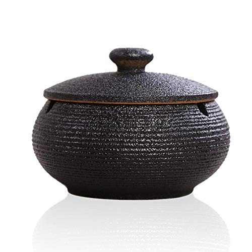 Ceramic ashtray with - ashtray,