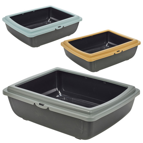 Large open cat litter - cat, high