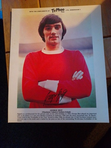 Typhoo tea football card - typhoo,