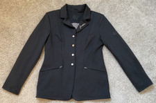 JOHN WHITAKER ladies black stretchy winter show jacket size 14
