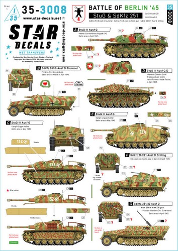 Star decals 3008 35 - 35-3008, 1:35