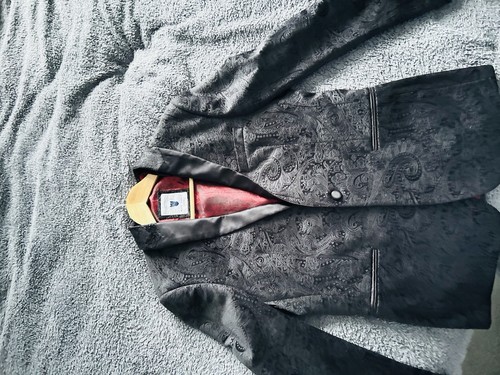 Mens piece black embroided - 3,