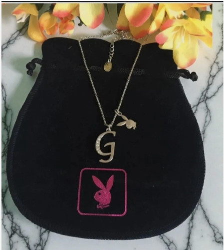 Playboy necklace name initials - necklace,
