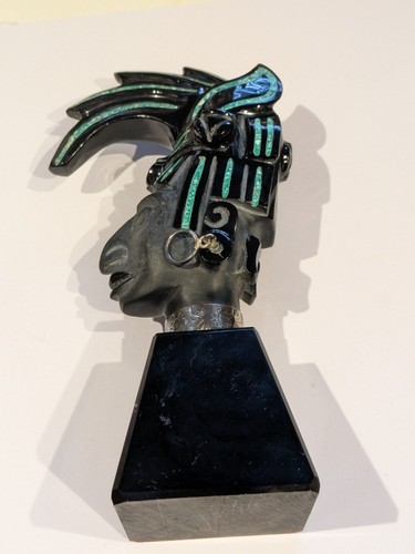 Vintage obsidian mayan - obsidian, mayan/