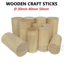 Wood Round Rod Dia 30mm 40mm