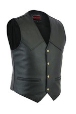 MEN REAL LEATHER BIKER STYLE