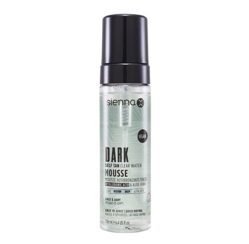 Sienna dark self tan clear - x,