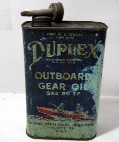 Vintage quaker state duplex - state,