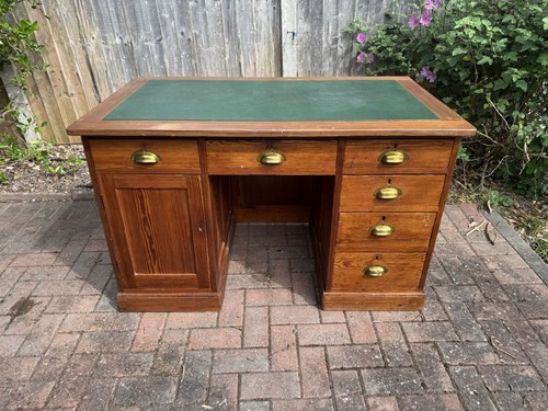 Vintage writing desk - vintage, with