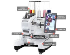 Brother PR680W 6 Needle Semi Industrial Commercial Embroidery Machine