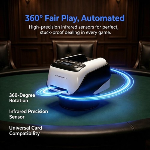 360 automatic card - 360°, shuffler