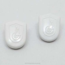 Campagnolo C-Record (7188006) NOS Toe Strap Buttons - Grey VTG L'Eroica 80s/90s