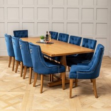 Dining Table Set and 10 Blue
