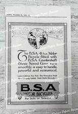 BSA Motor Bicycles Small Heath