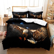 Bald eagle quilt cover duvet - bald,