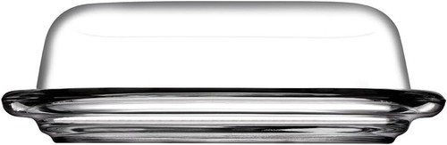Tempered glass butter dish - tempered,