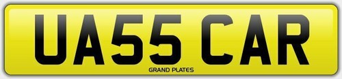 Ua55 car funny registration - ua55,