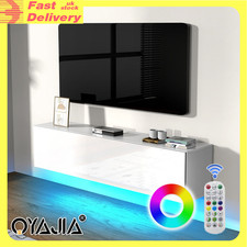 140cm White Floating TV Unit