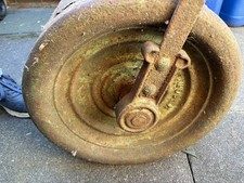 Vintage garden roller heavy - roller,