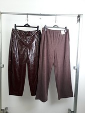 M&S 2Pcs Faux Leather Trousers