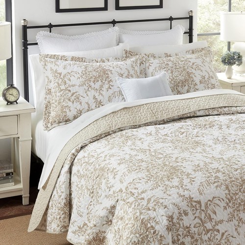 Laura ashley bedford - quilt, set