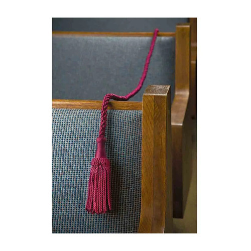 Burgundy 4ft weighted pew - 4ft, rope