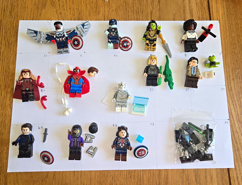 Lego minifigures marvel - minifigures,
