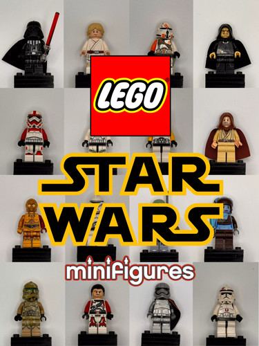 Lego star wars minifigures - wars,