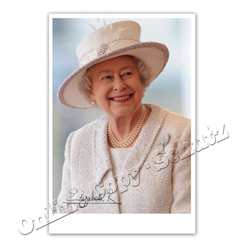 Queen elizabeth autograph - elizabeth,