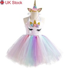 UK Kids Unicorn Fancy Dress Up